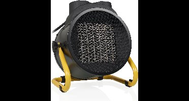 Tristar Industriële Kachel KA-5072 - Elektrische kachel - Regelbare thermostaat - Keramische bijverwarming - 3 standen - Zwart/Geel