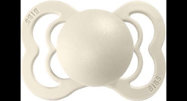 BIBS supreme speen | ivory | natuurrubber | T1 0-6 maanden
