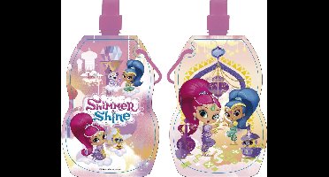 Nickelodeon Schoolbeker Opvouwbaar Shimmer & Shine 500 Ml Paars