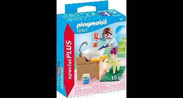 PLAYMOBIL Special Plus Meisje aan wastafel - 70301