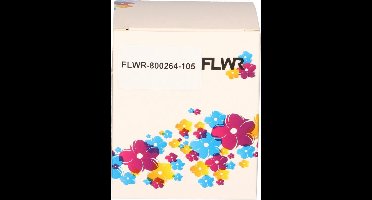 FLWR - Printetiket / 102 x 210 / Wit - Geschikt voor Zebra