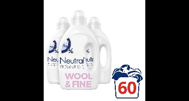 Neutral Vloeibaar Fijnwasmiddel - 3 x 20 wasbeurten - Voordeelverpakking