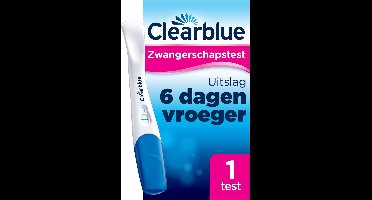 Clearblue zwangerschapstest ultravroeg (6 dagen vroeger) - 1 zelftest