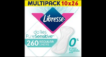 Libresse Pure Sensitive - Regular (Normal) inlegkruisjes -  260 stuks
