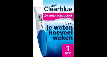 Clearblue Zwangerschapstest Digitaal met Wekenindicator - 1 test