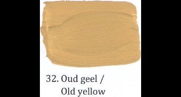Krijtverf 1 ltr 32- Oud Geel