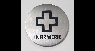 Pictogram|Deurbordje|Infirmerie|Ziekenboeg