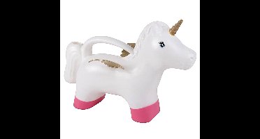 Esschert Design Gieter - wit - kunststof - eenhoorn - 1.7 liter - kindergietertje - 15 x 33 x 23 cm