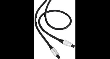 Toslink Digitale audio Aansluitkabel [1x Toslink-stekker (ODT) - 1x Toslink-stekker (ODT)] 1.50 m Zwart SuperSoft-mante