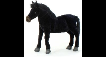 Wild Paard Knuffel zwart, 45 cm, Hansa
