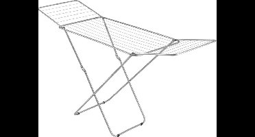 Tomado - Droogrek Vulcano - 18 meter drooglengte - Inklapbaar - Zilvergrijs