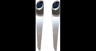 Konstsmide Tuinlampen Assisi Solar 35 Cm 3lm 3000k Wit 2 Stuks