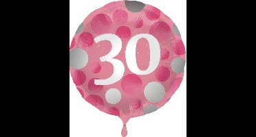 Folat - Folieballon Glossy Pink 30 - 45 cm