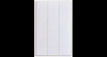 Etiketten 17 X 30 Mm Papier Wit 6 Vellen A 16 Stuks