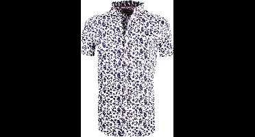 Carisma Overhemd Korte Mouw Met Bloemenprint Wit 9113 - L