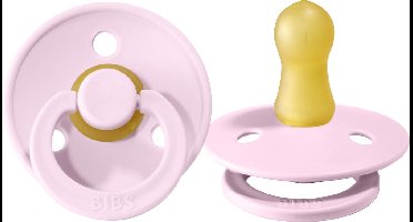 BIBS Fopspeen 0-6 maanden - Baby Pink | Maat 1 | T1| (1 stuk)