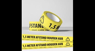 Adam Hall Social Distance vloertape 50mm 66m