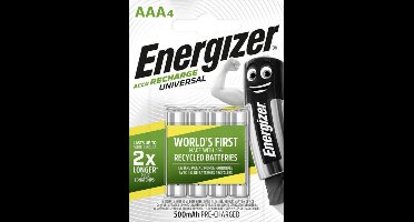Energizer Universal HR03 AAA battery (rechargeable) NiMH 500 mAh 1.2 V 4 pc(s)