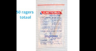 Lactona Interdentaal Ragers - XXX-Small 2mm - Zilver - 10 gripzak x 5 stuks - Voordeelpakket
