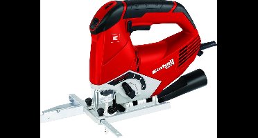 Einhell Elektrische Decoupeerzaag TE-JS 100 - 750 W - Slagfrequentie 800-3000 t/min - Slaghoogte: 23 mm - Versteksneden: max. 45° - Incl. 1 zaagblad - Incl. Transport-/Opbergkoffer