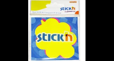 Stick'n Doorzichtige sticky notes - Tekstwolkje vorm - 76x76mm - 30x Geel - 30x Magenta