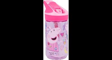 Nickelodeon Drinkfles Peppa Pig 480 Ml 7 X 18 Cm Tritan Roze/lila