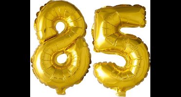 Folieballon nr. 85 Goud 41cm