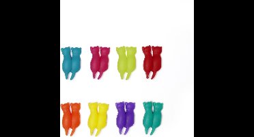 Kikkerland Glasmarkers - Set van 8 - Perfect voor feesten en elke gelegenheid