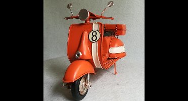 MadDeco - Oranje - Vespa - blikken - scooter - vintage