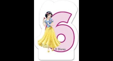 Disney Princess Sneeuwwitje 6e verjaardagskaars
