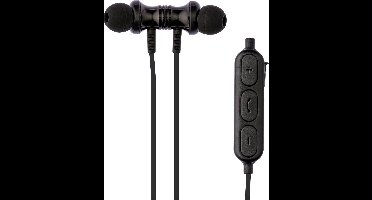 Grixx Optimum In-Ear oordopjes Black - Draadloos - Bluetooth - Magnetische sluiting - In-Ear Click-Serie - Zwart