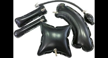 JBM Tools | set van 4 opblaasbare stootkussens voor Kozijnen & glas