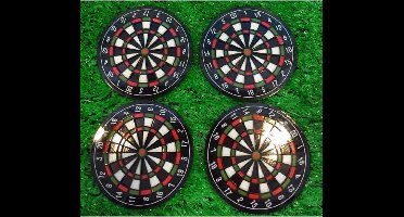 4x Onderzetter dartbord