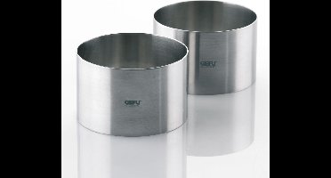 Dessertring/Kookring 'Forma', 2 stuks - Gefu