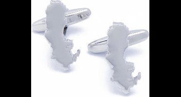 Manchetknopen - Zweden Kaart Outline