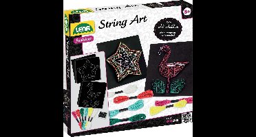 String Art Flamingo & Star - Tekenkunst