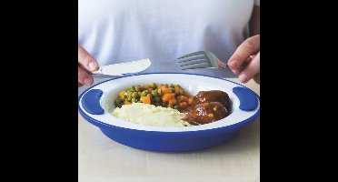 Adhome Warmhoudbord  melamine - 25,5cm - blauw