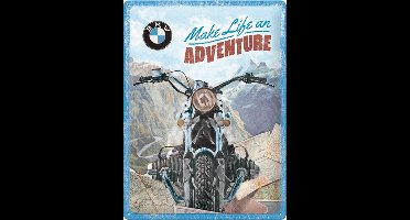 Metalen Bord 30x40 cm BMW Make Life an Adventure