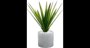 Atmosphera Aloe Vera kunstplant - in keramische pot - 47 cm - Nep planten