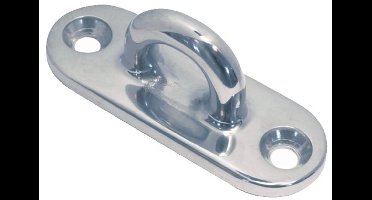 Mastplaat 80 mm RVS-304