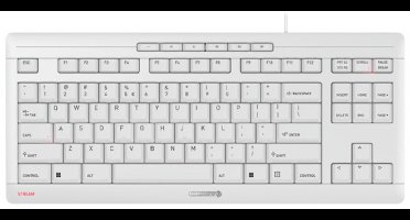 CHERRY STREAM KEYBOARD TKL toetsenbord USB QWERTY Engels Wit
