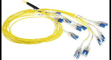 ACT 40 meter Singlemode 9/125 OS2 glasvezel prefabkabel 24F LC Polarity Twist
