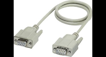 Phoenix Contact Aansluitkabel Serieel, Parallel [1x D-sub bus 9-polig - 1x D-sub stekker 9-polig] 2.00 m Wit