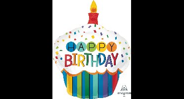 Amscan - Folieballon supershape taart (91 cm)