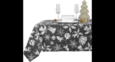 Unique Living - Tafelkleed - Kerstkleed - Hein - 150x250cm - Dark Grey