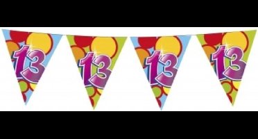 Vlaggenlijn 10mtr cijfers 13 jaar pak a 5 stuks