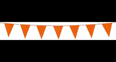 Wefiesta Vlaggenlijn 3 Meter 10 X 15 Cm Polyetheen Oranje
