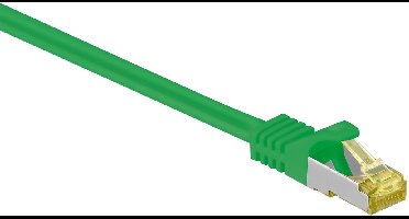 S/FTP CAT7 10 Gigabit netwerkkabel / groen - LSZH - 15 meter