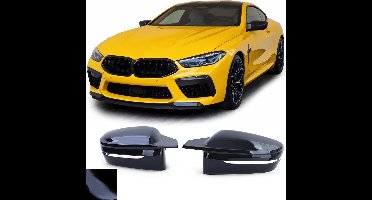Spiegelkappen voor Bmw 8 Serie G14 G15 Coupe Cabriolet Gran Coupe glans zwart