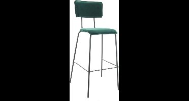 Workliving Barkruk Hoog Bo - Velvet Forest - 82 CM